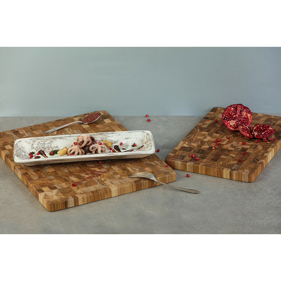 TH802 Доска разделочная торцевая scandi 46x36 см TEAKHAUS  - Вид №2