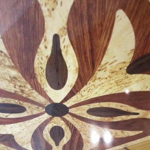 Художественный паркет Da Vinci Щитовой 26-207 Орех американский Селект (Гладкая) 500х500 мм 26010207 - Вид №6