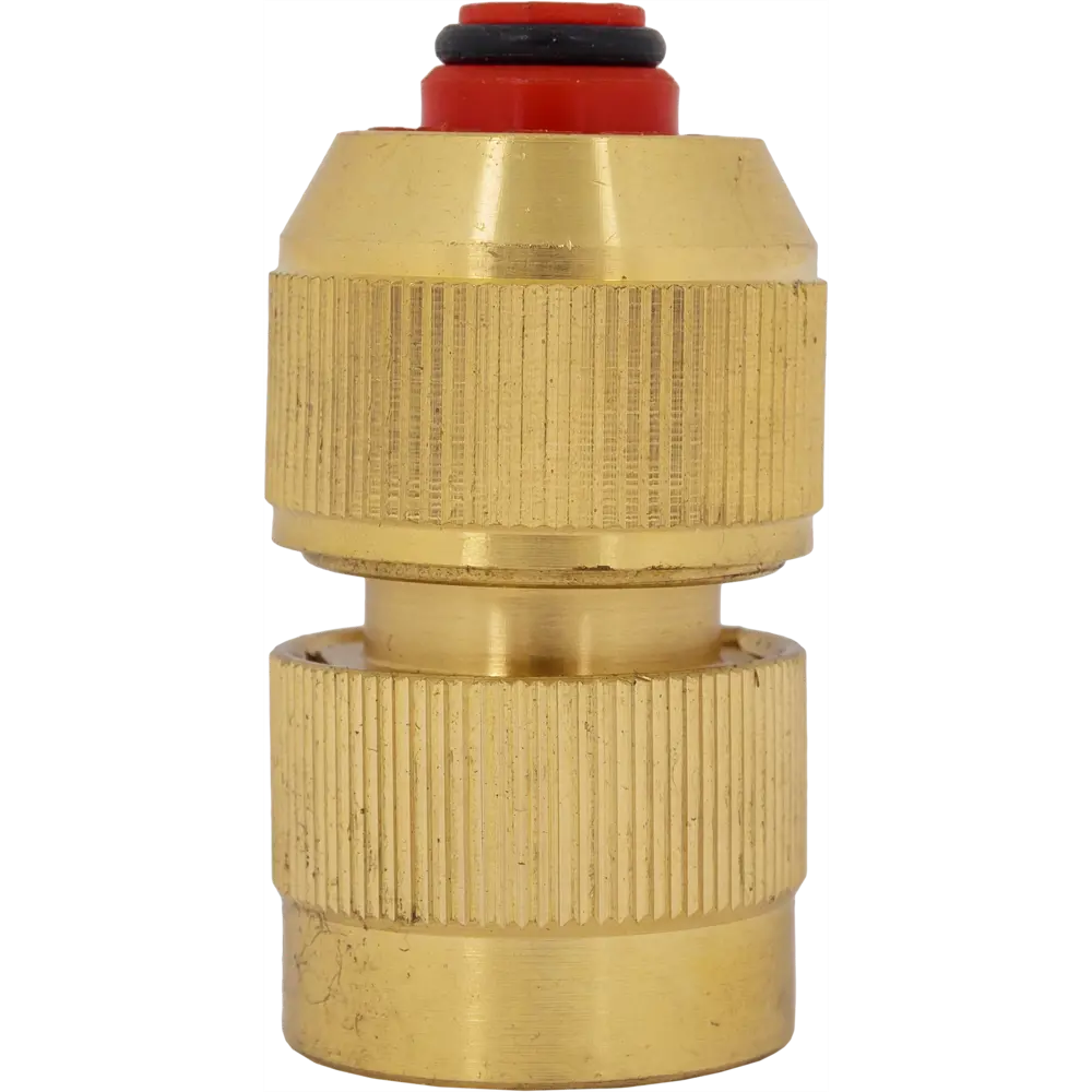 Быстросъёмный коннектор BOUTTE с аквастопом для садового шланга 1/2'' 15449370 STLM-0005805 - Вид №2