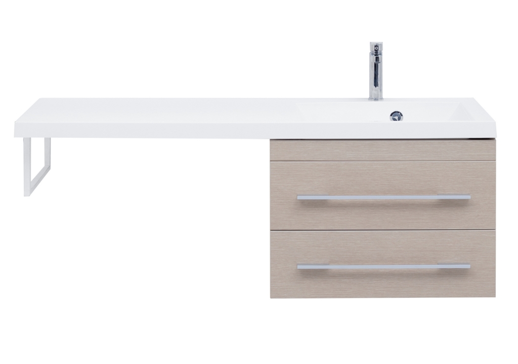 Тумба с раковиной Aquanet Нота 120 R светлый дуб 0017148500239568 - Вид №6