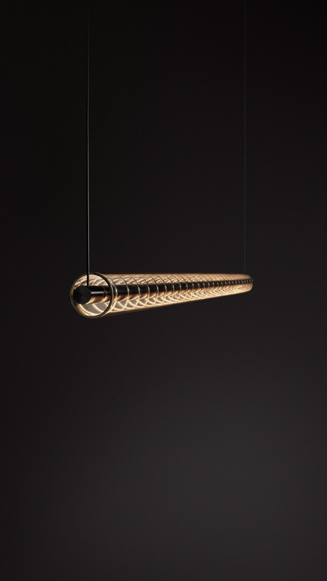 Алюминиевый и стеклянный подвесной светильник Arkoslight Loop ARCH-00090027 - Вид №3