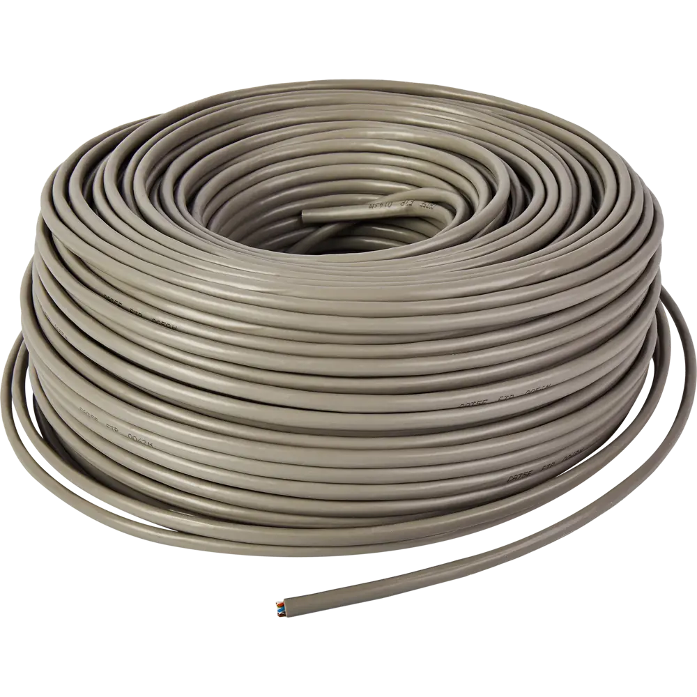 Кабель сетевой ELECTRALINE FTP Cat 5e 100м серый 89322075 STLM-1343954 - Вид №1