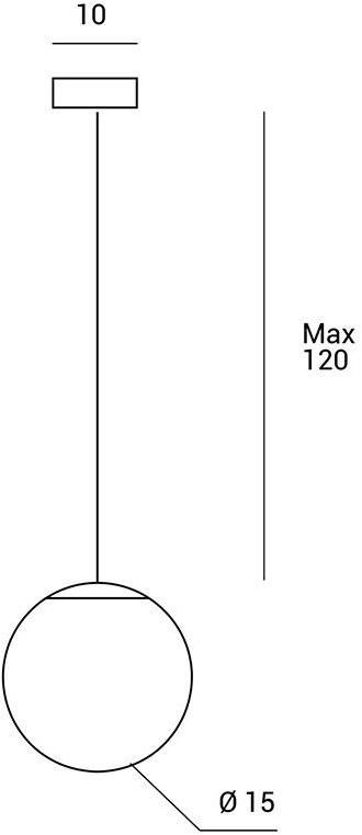 Miloox Подвесной светильник из опалового стекла Jugen cromo 1744.83 - 1744.84 - 1744.85 - Вид №6