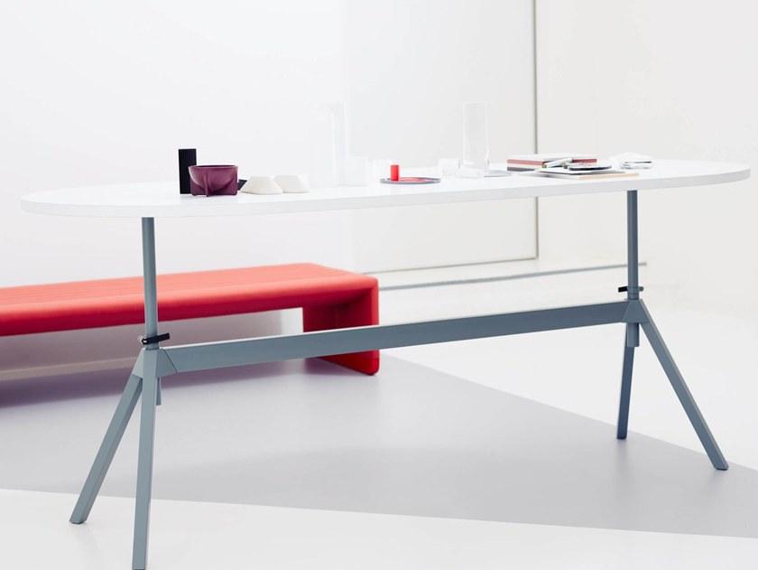 COR Стол для совещаний с регулируемой высотой Level sun-id-1398179 - Вид №2