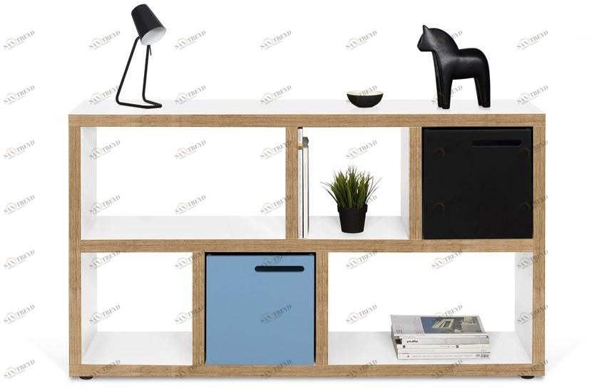 TemaHome Самонесущий открытый книжный шкаф Berlin sun-id-1484325