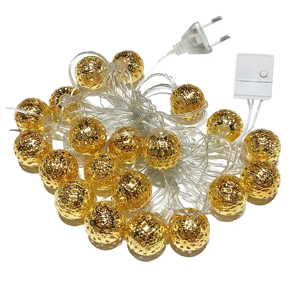 82309529 Электрогирлянда комнатная Нить 5.5м 20 ламп разноцветный свет STLM-0024375 Santreyd  - Вид №1