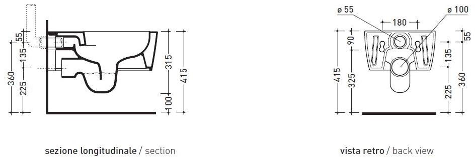 Ceramica Flaminia Link  5051wcg  - Вид №2