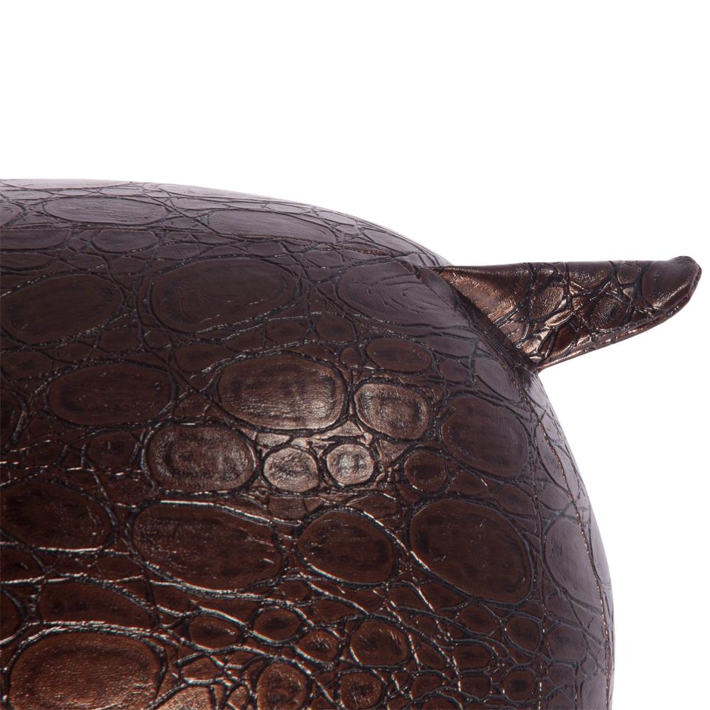 74106 Банкетка Пуф Бегемот большой Шоколад Рептилия BOGACHO 4627138152560 - Вид №4