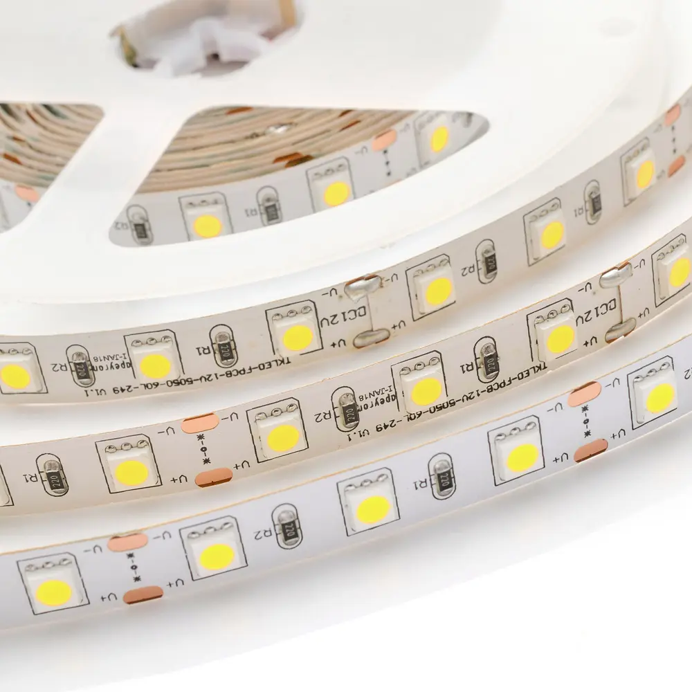 Светодиодная лента для подсветки рабочей зоны Apeyron SMD5050 12В 10мм 2м 1Вт/м 60диод/м 700лм/м 6500К холодный свет 18709333 STLM-2093092  - Вид №4