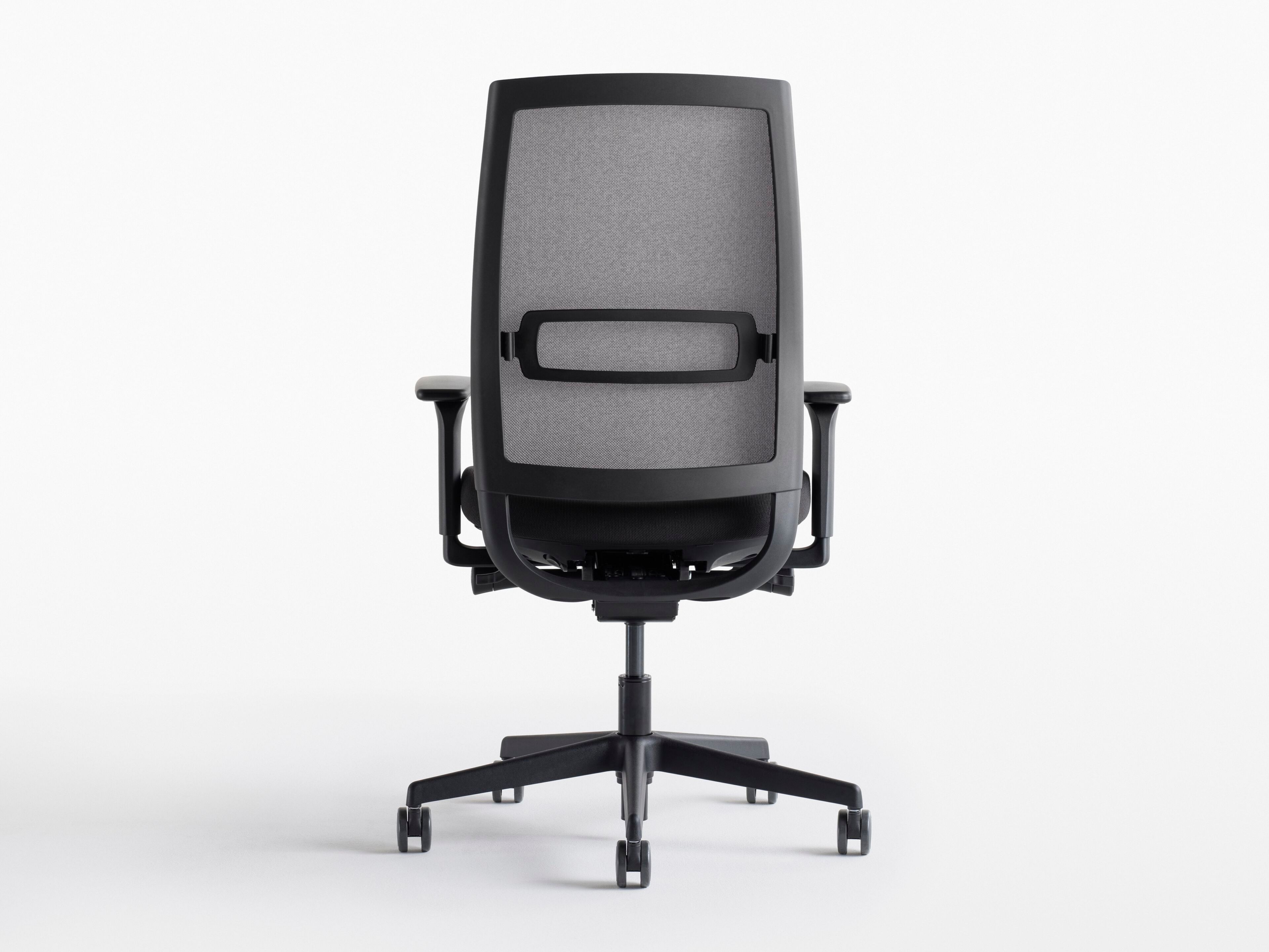 Поворотный сетчатый офисный стул с подлокотниками 5 спиц Nahu Open ARCH-00145534 - Вид №1