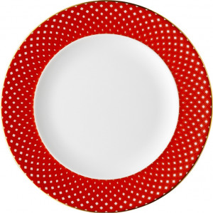 10640616 Rosenthal Тарелка закусочная Rosenthal Францис Карро Руж 22см, фарфор Фарфор