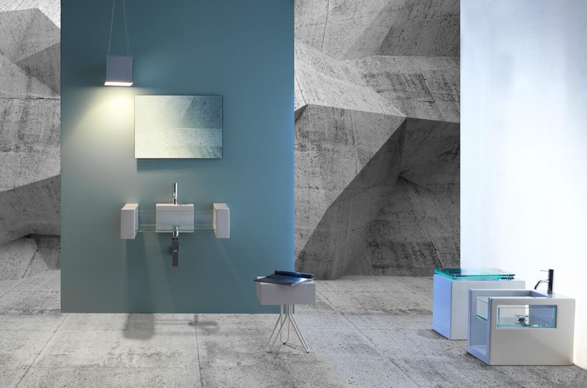 GLLA120 Накладная раковина на столешницу GSG CERAMIC GLASS - Вид №4