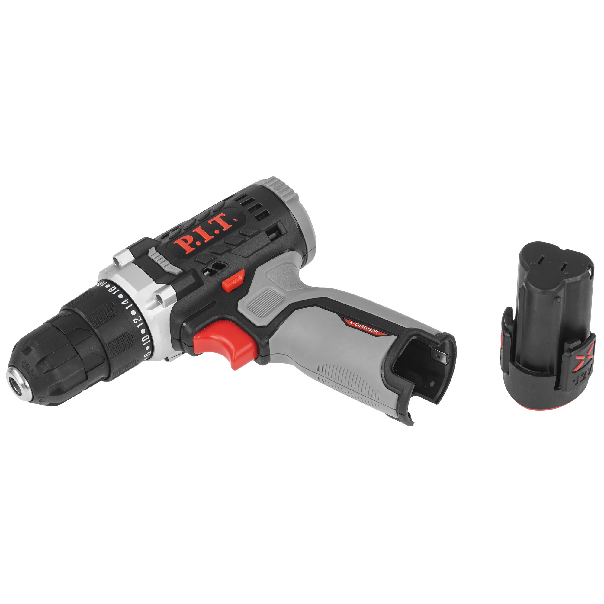 Дрель-шуруповерт PIT PBM12K-10A/2 X-DRIVER OnePower 12V 9086497 STDN-0080047 - Вид №5