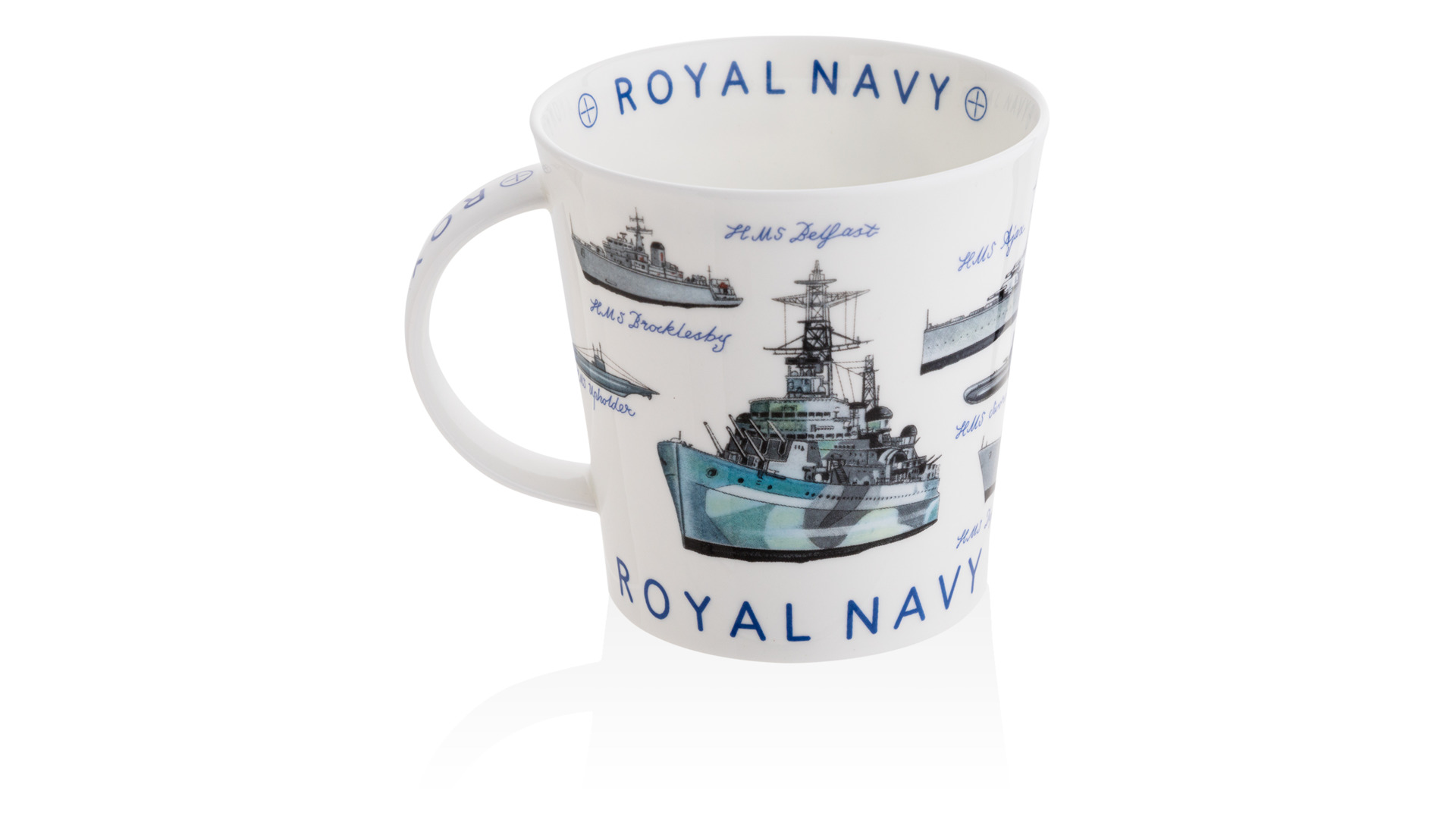 10671199 Dunoon Кружка Dunoon "Флот.Кернгорм" 480мл Фарфор костяной  - Вид №2