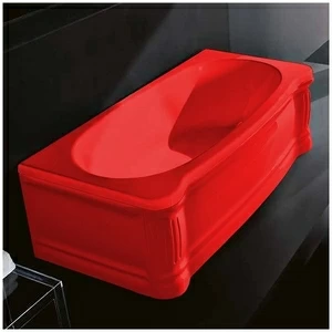 Ванна Gruppo treesse New Classic VTL-V6770-DX-K красная прямоугольная правая