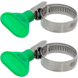 Хомут червячный MasterProf 030025, ø16-25 мм, нержавеющая сталь, 2 шт