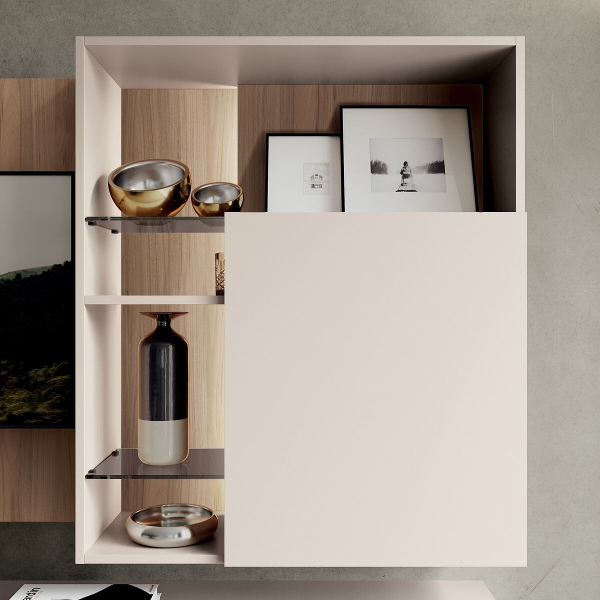 Деревянная секционная оборудованная стена Febal Casa DICIOTTO ARCH-00042839 - Вид №19