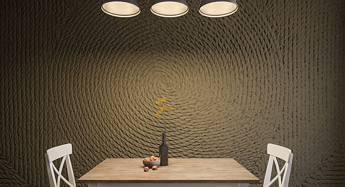 Трехмерная декоративная гипсовая панель WallDeco SPIRAL ARCH-00139141