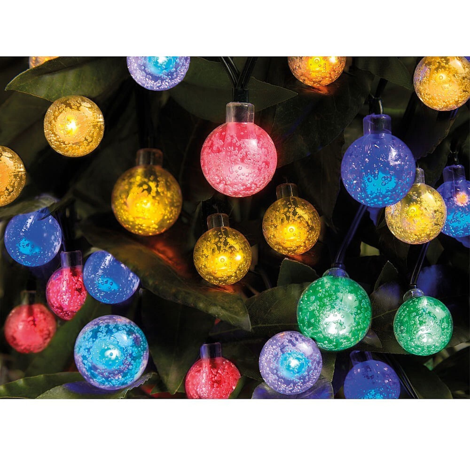83311831 Гирлянда светодиодная шарики Solar на солнечных батареях 4 м мультицвет Santreyd  - Вид №5