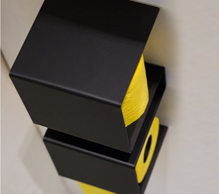 Ex.T InTeam Держатель для туалетной бумаги черный EXINTEAMNERO  - Вид №2