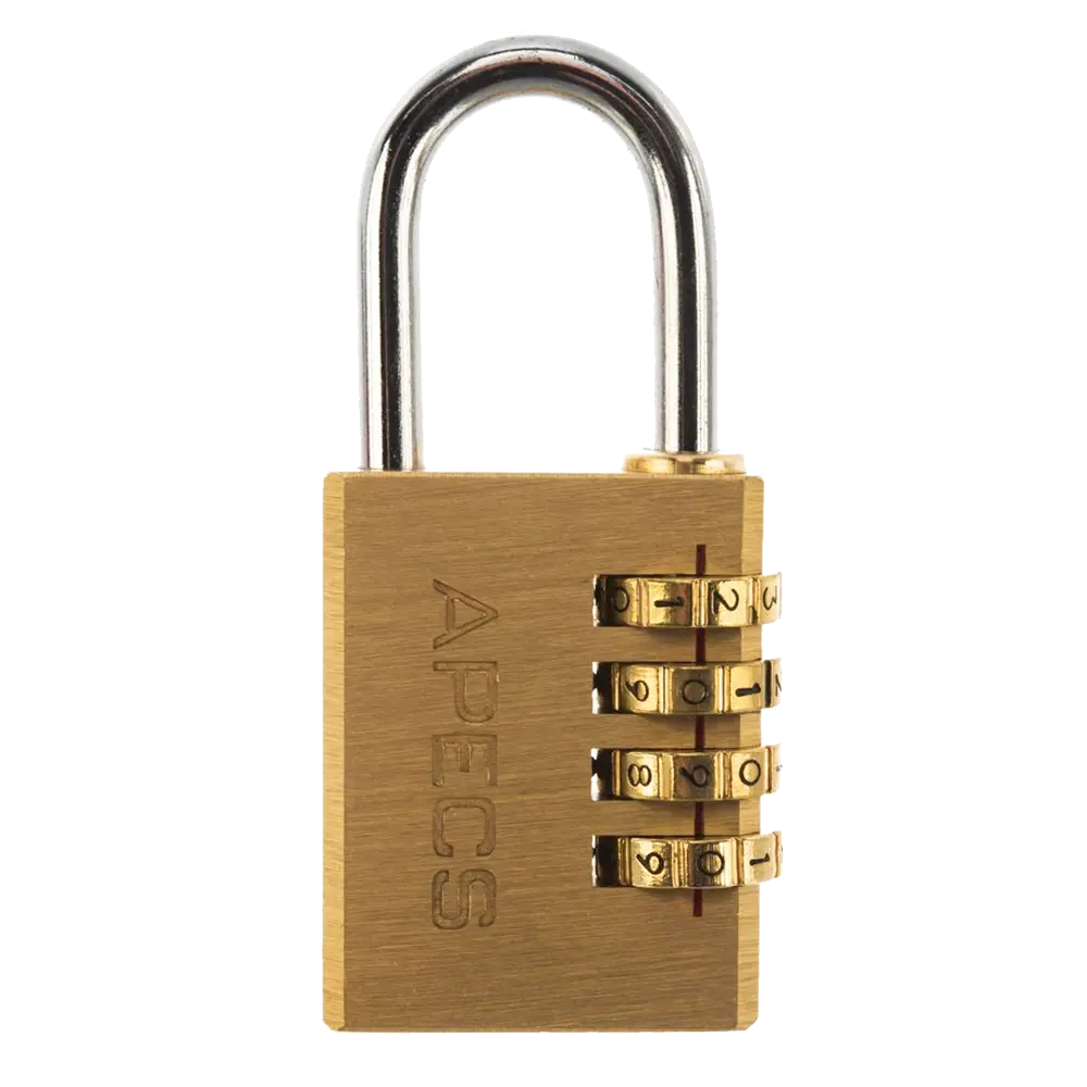 Замок кодовый Apecs PDB-40-38-CODE 30x19 мм латунь/сталь STLM-2146222 - Вид №1
