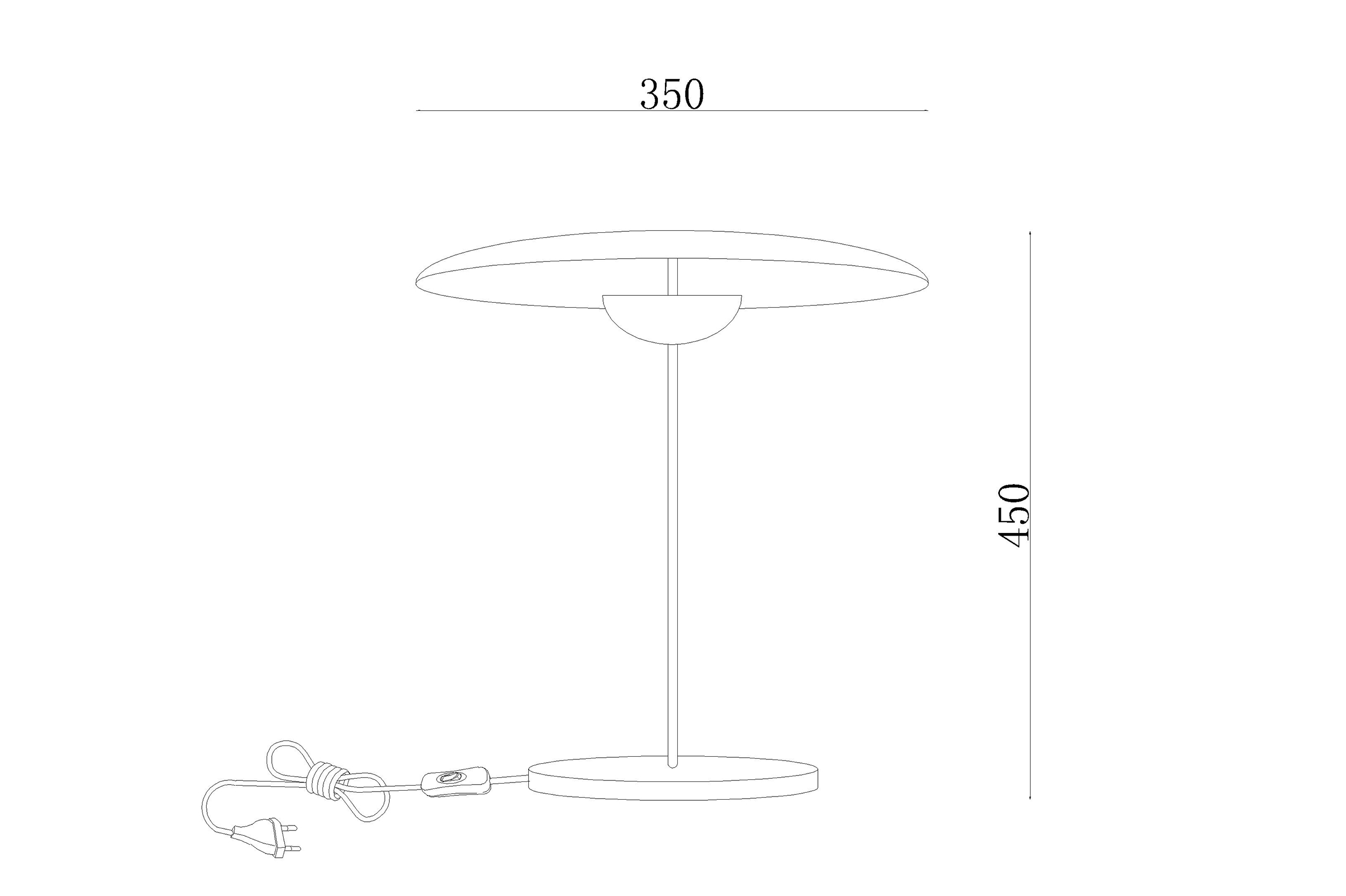 2000983200549 Настольный светильник Ginger ELECTRORETRO Piccolo - Вид №1
