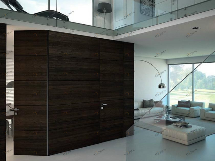 GAROFOLI Распашная дверь из дуба заподлицо со стеной sun-id-1347678