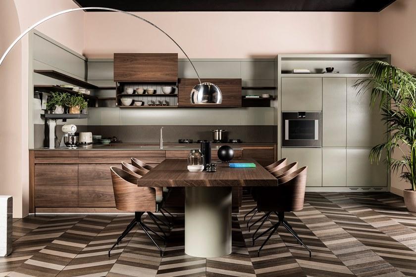 L'Ottocento Деревянная кухня с полуостровом Chronos sun-id-1404737 - Вид №1