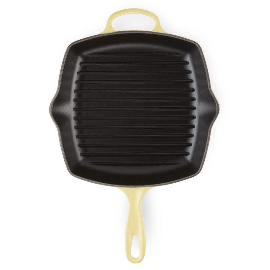 Сковорода-гриль чугунная Le Creuset, Ø26 см, желтая 20183264030422 - Вид №4