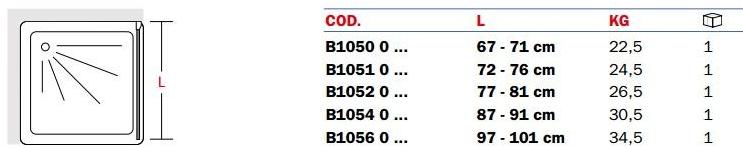 INDA® Душевая кабина стеклянная ниша с распашной дверцей Praia sun-id-1408219 - Вид №3