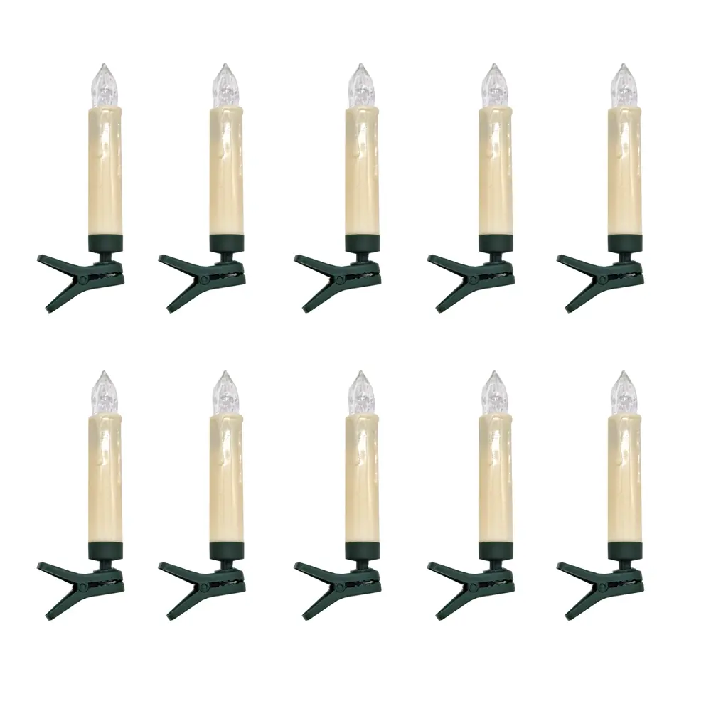 89378384 Набор свечей для дома 10 светодиодов 4.2 см белый 10 шт. STLM-1500189 Santreyd  - Вид №2