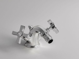 Смеситель для биде с одним отверстием и отдельными розетками