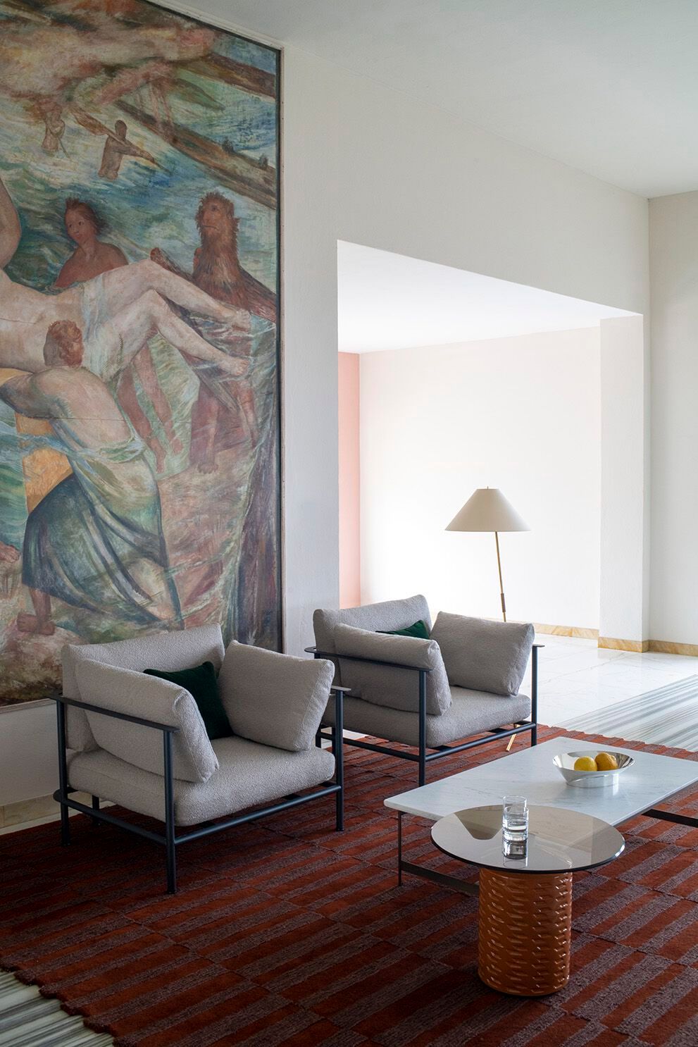 Кожаное кресло с подлокотниками Potocco Elodie ARCH-00033697 - Вид №1