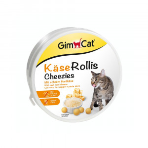 ПР0055493 Витамины для кошек Сырные ролики 200г GIMCAT