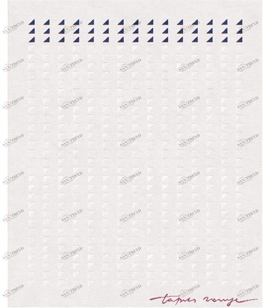 Tapis Rouge Прямоугольный коврик ручной работы Val camonica Tr 1693