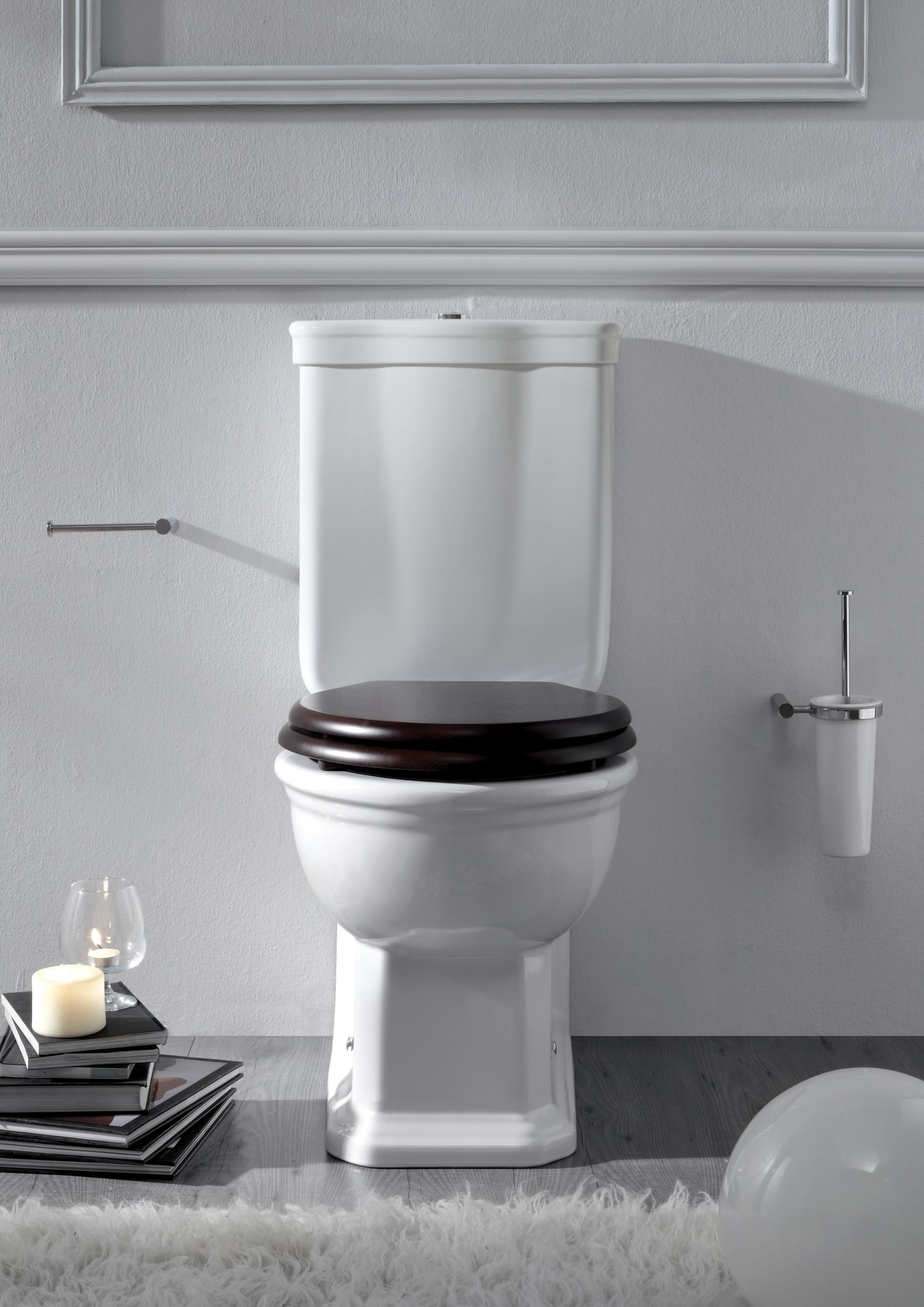 Цельный туалет в напольном стекле Olympia Ceramica Империя ARCH-00112454 - Вид №2