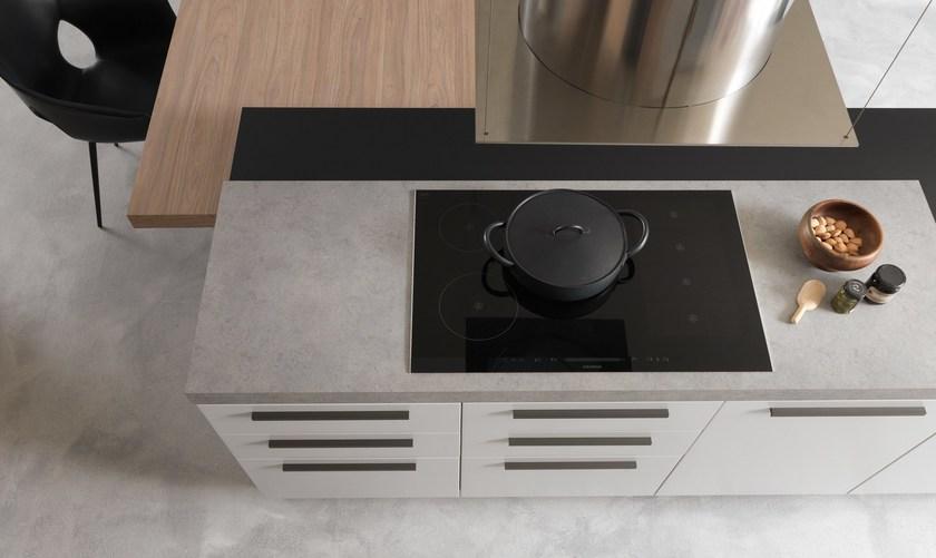 Floritelli Cucine Лакированная оборудованная кухня HPL с островом Prima sun-id-1508321 - Вид №9