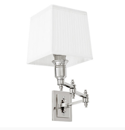 Бра Lexington Swing от Eichholtz белый/хром 108632 EICHHOLTZ ПОД СТАРИНУ 059742 Белый;хром  - Вид №5