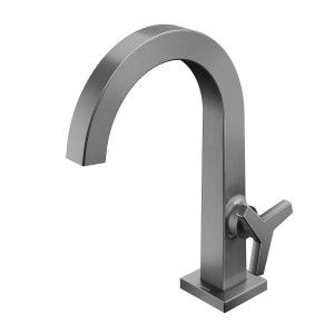 00876370 Полированный графитовый смеситель для ванной комнаты Docol DOCOL CITY