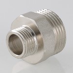 VTr.580.N.0504 Фитинг резьбовой – ниппель переходной Valtec 3/4" х 1/2"  - Вид №3