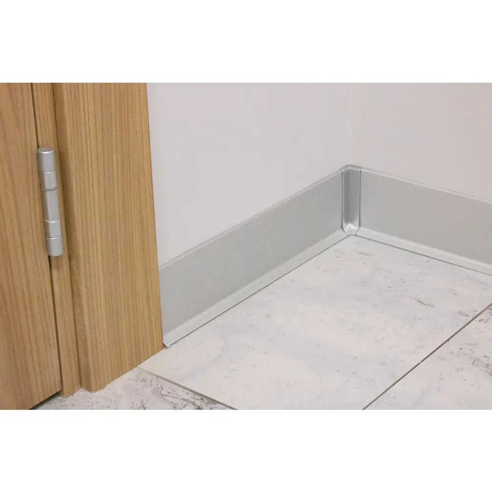 Santreyd Алюминиевый напольный плинтус серебристый 60×2500 мм 86271422 STLM-0067485 - Вид №5