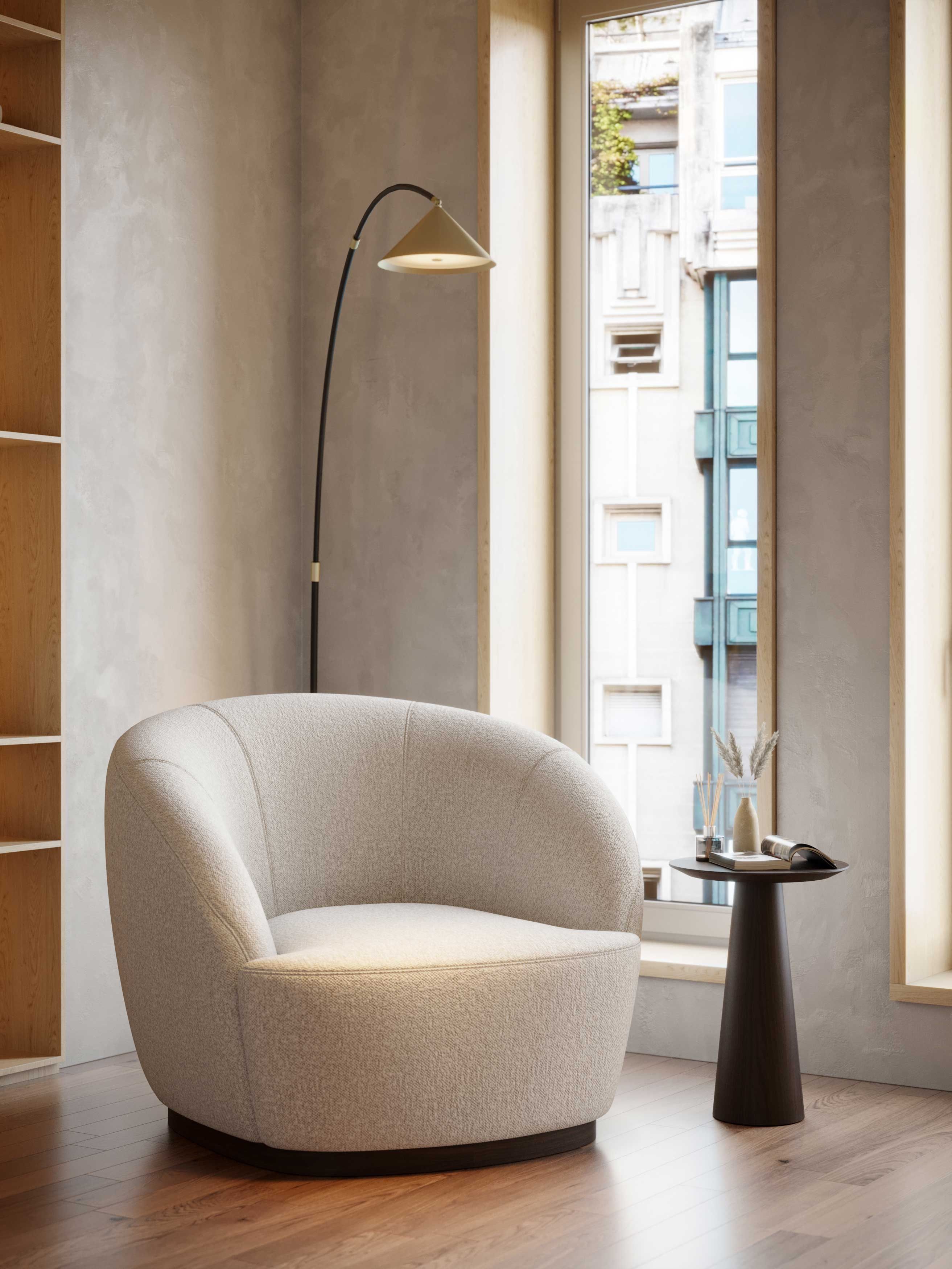 Мягкое кресло из микрофибры и бархата с подлокотниками Stylish Club клуб ARCH-00136825 - Вид №7