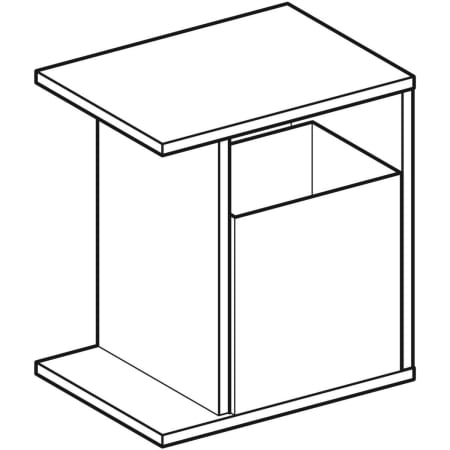 840139000 Шкафчик Geberit iCon с многофункциональным ящиком Geberit  - Вид №8