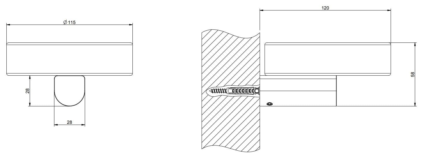 Настенная мыльница из смолы Gessi рельеф ARCH-00073018 - Вид №2