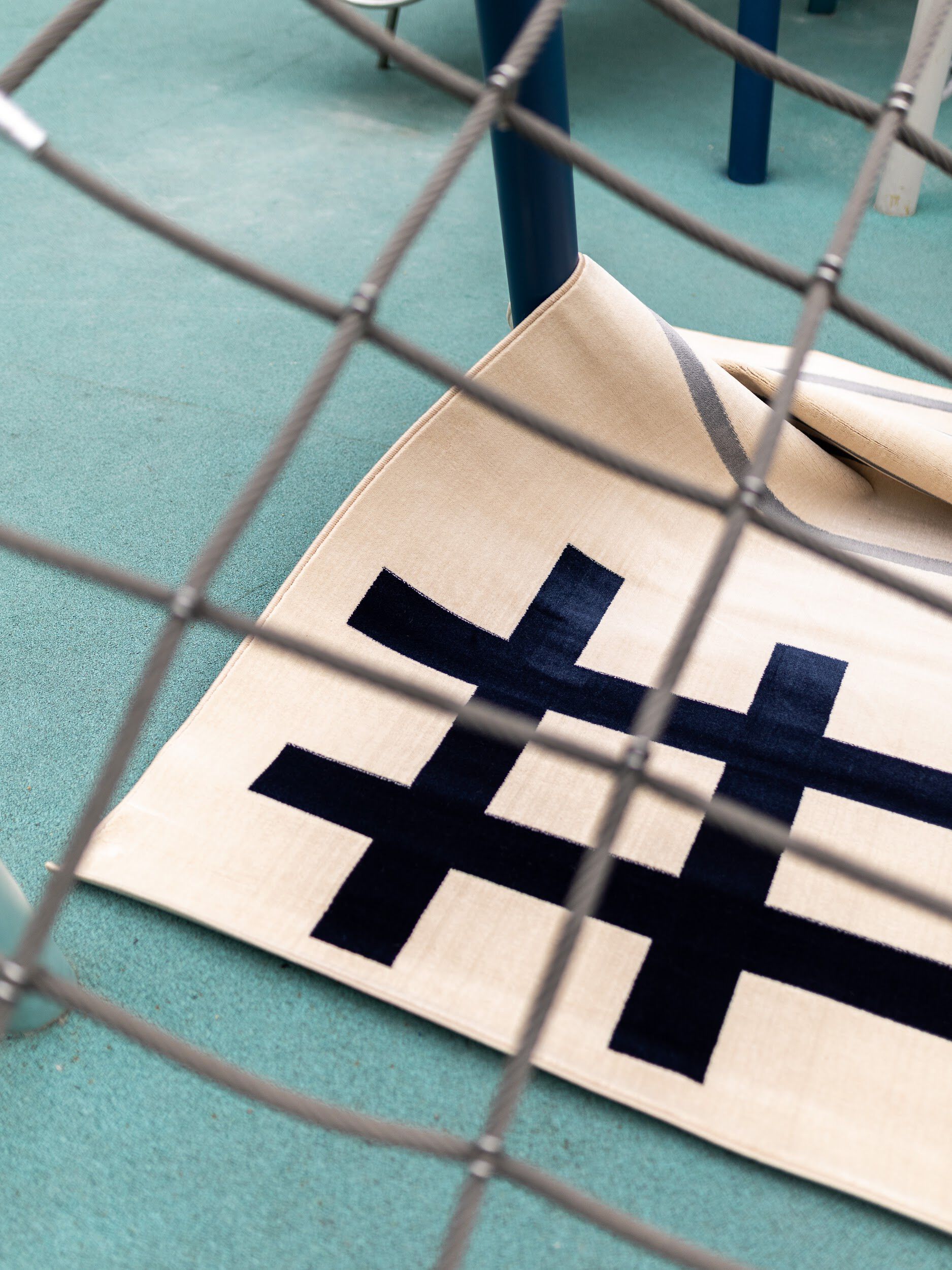 Прямоугольный ковер из полипропилена с геометрическим рисунком Shishka Project COMBINATION 2 ARCH-00103562 - Вид №4