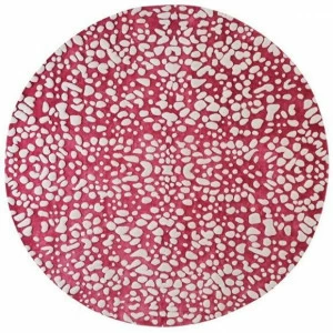 I + I Круглый коврик из шерсти, вискозы и хлопка  C 45