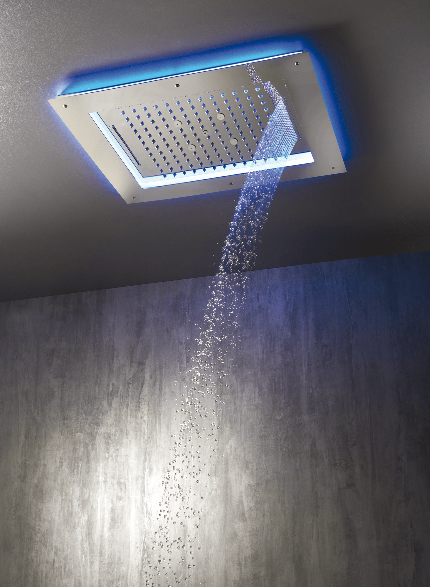 HI0928 Потолочный & настенный душ FRAME/4 - RGB CROMOTHERAPY BOSSINI  - Вид №2