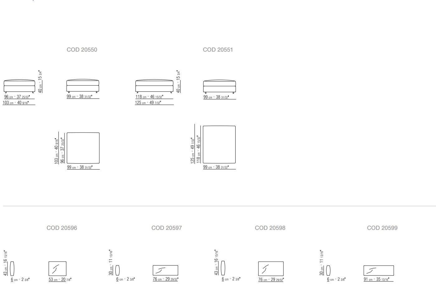Flexform Секционный диван со съемным чехлом из ткани sun-id-1357071 - Вид №4