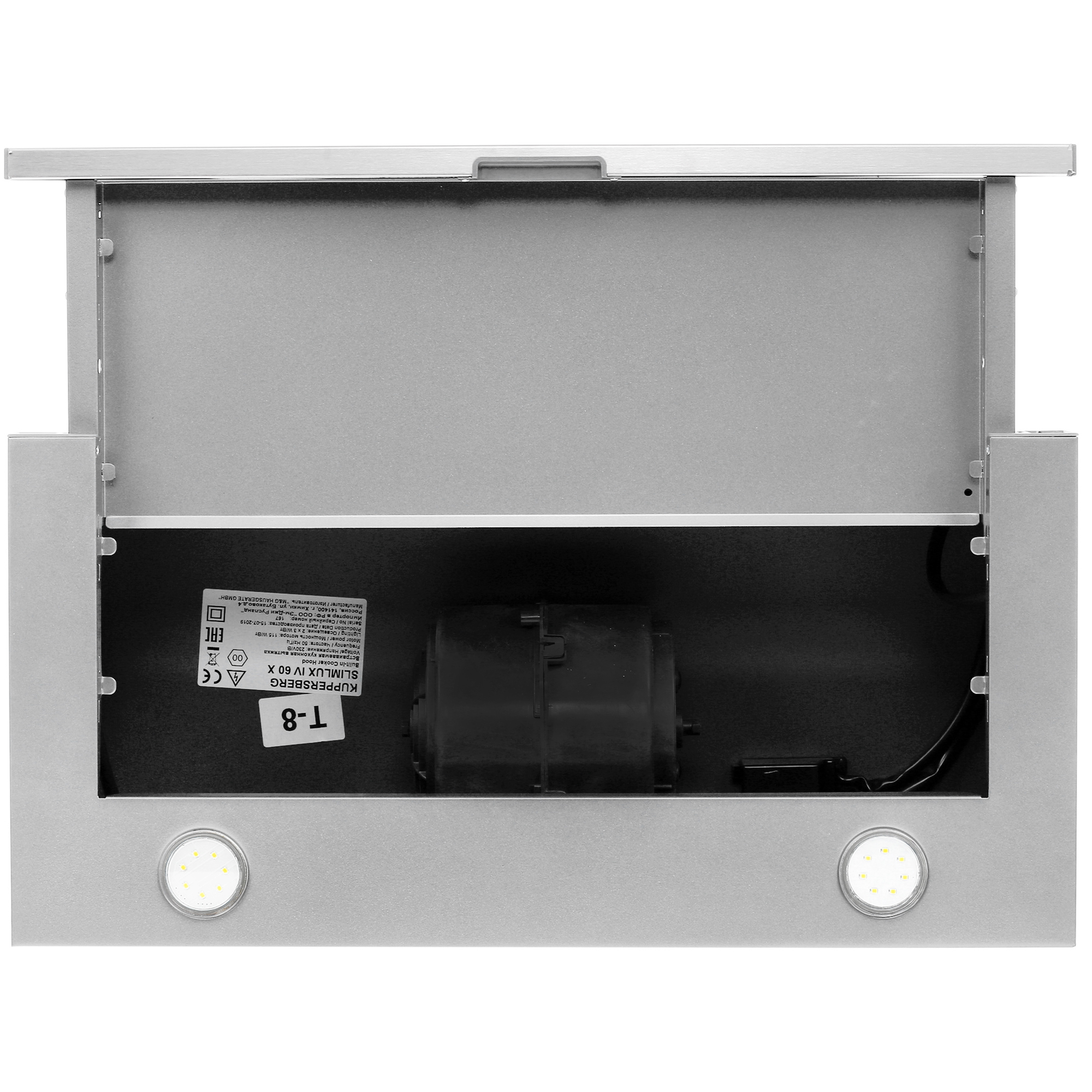8141468 Вытяжка телескопическая Kuppersberg SLIMLUX IV 60 X серебристый/серебристый STDN-0139545 - Вид №9