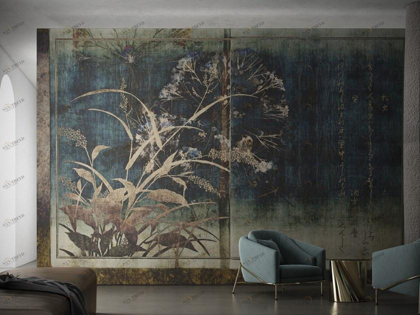 GLAMORA Обои с цветочными мотивами A room with a view sun-id-1467338